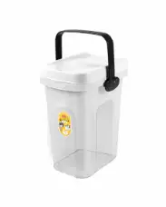 Stefanplast Прозрачный контейнер для корма для собак и кошек, белый