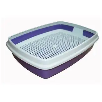 Купить Сибирская кошка туалет "мяус" для кошек с сеткой и бортиком