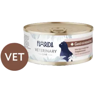 Florida vet Gastrointestinal, консервы для взрослых кошек при расстройствах пищеварения
