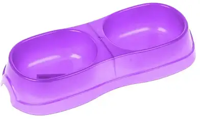 Homecat Atlantis миска двойная фиолетовый перламутр