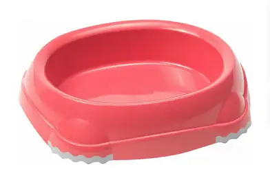 Moderna Smarty миска пластиковая нескользящая для собак и кошек, коралловая